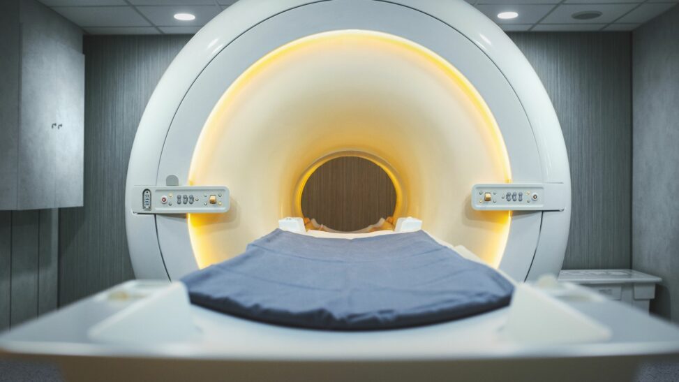 Man wearing metal necklace pulled into mri machine and in critical condition