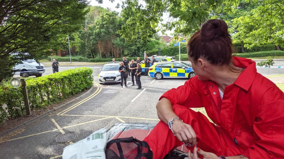 Two arrested after palestine action claimed it blocked israeli defence firm's uk site