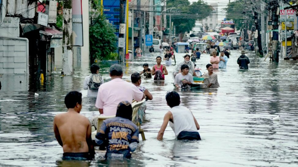 Tropical storm sweeps through the philippines, leaving at least 25 dead and forcing thousands to evacuate 