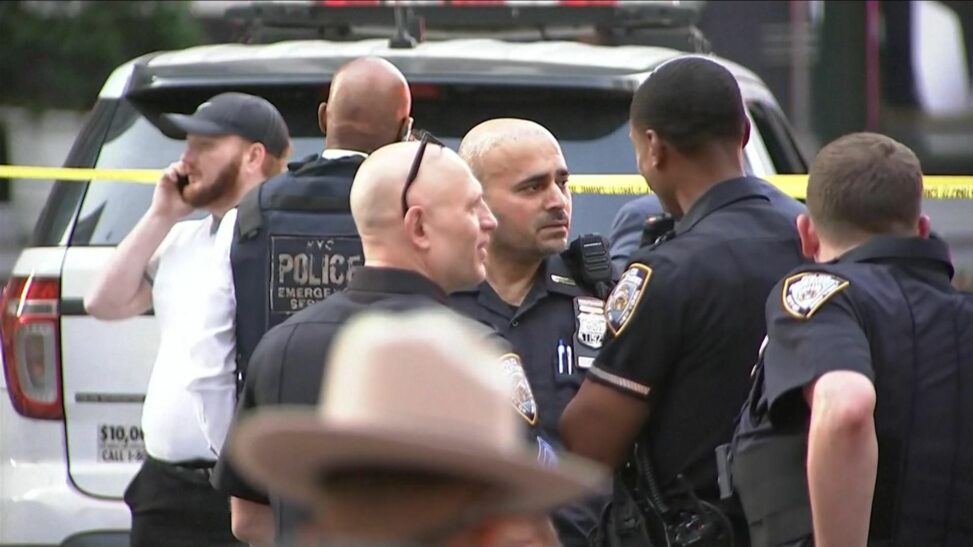 'active shooter incident' in new york city as police officer among at least two people shot
