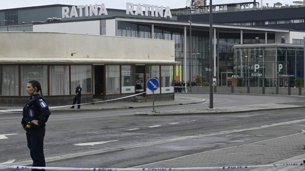Four people stabbed near shopping centre in finland