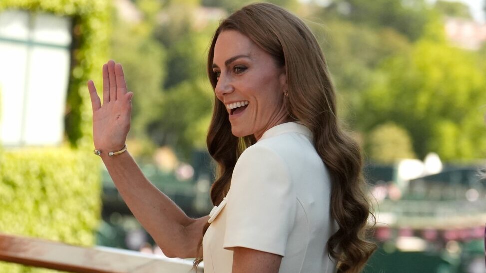 Princess of wales attends wimbledon women's final