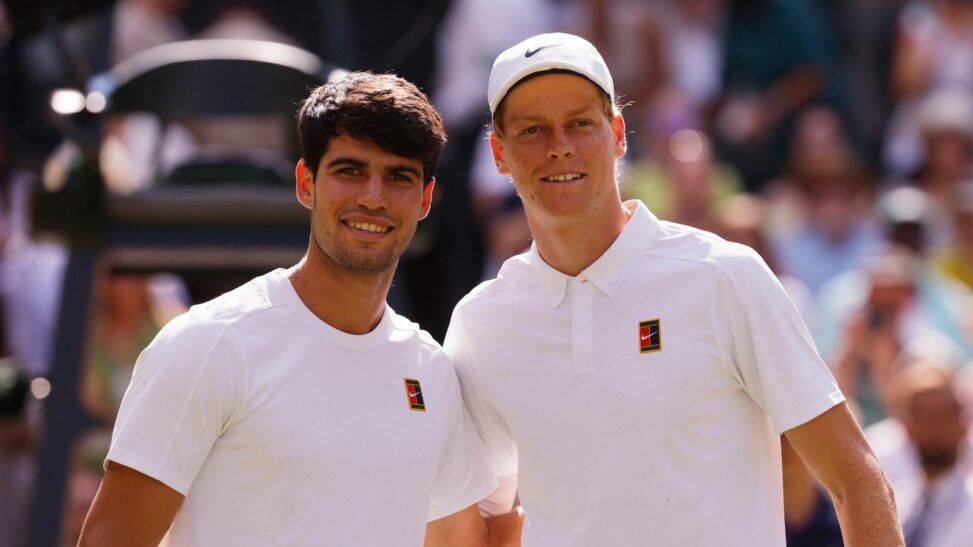 alcaraz and sinner battle it out in wimbledon final