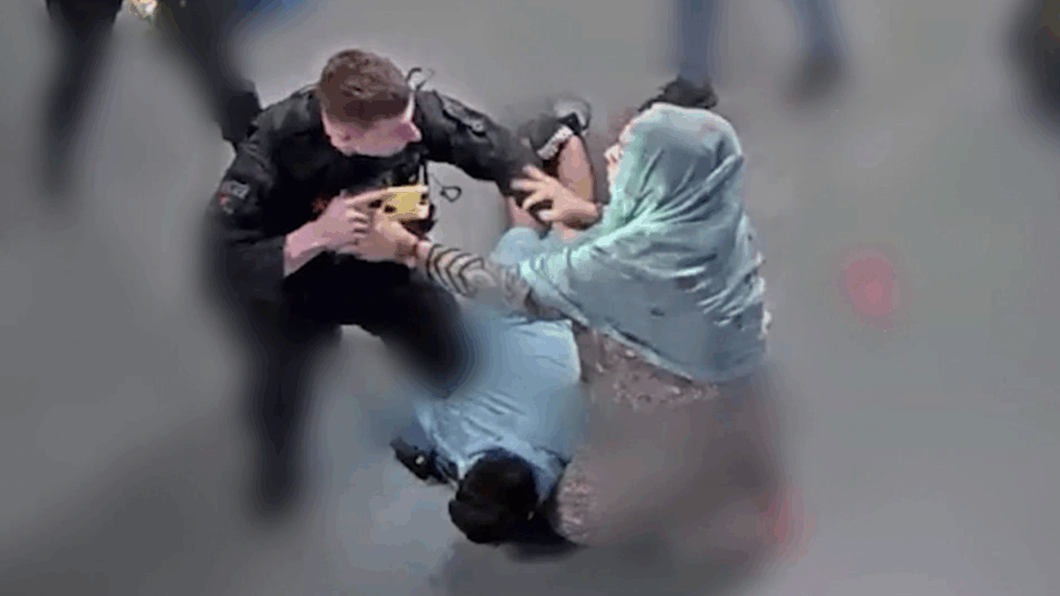 Officer denies he 'lost control' attempting to arrest brothers at manchester airport, court hears
