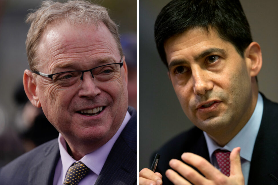 Prediction markets see hassett and warsh as fed chair frontrunners as trump talks up the 'kevins'