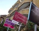 Average private rent in great britain falls for first time in five years