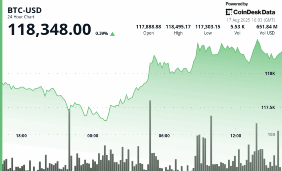 Bitcoin steadies at $118k as analysts flag deeper pullback risks and altcoin rotation