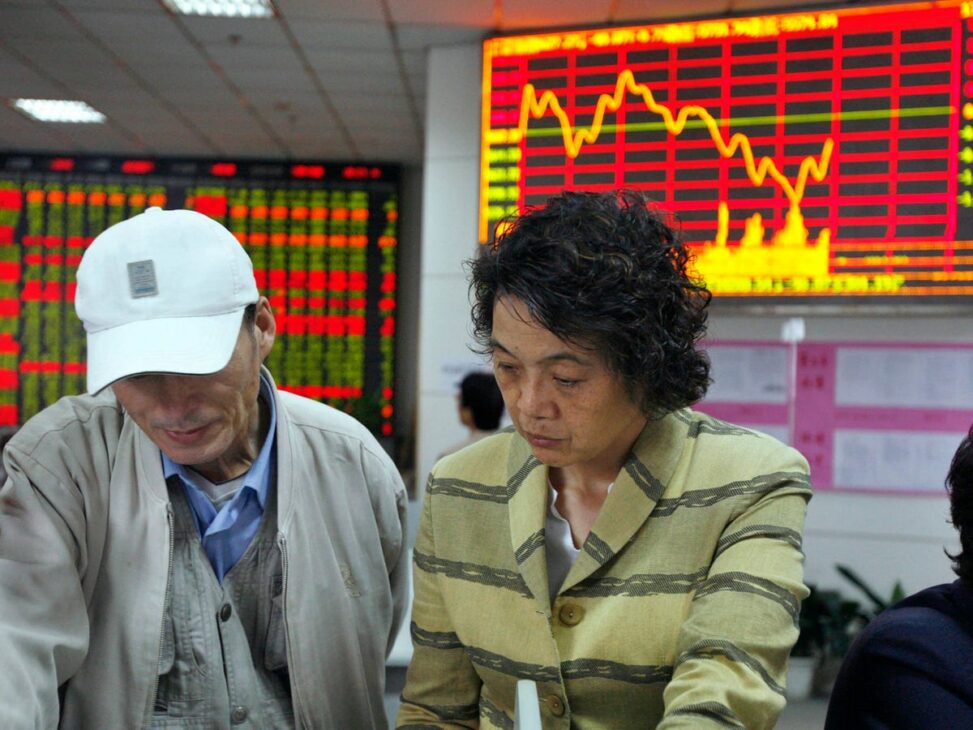 China's wary consumers saved tons of cash. now, they're pouring it into stocks.
