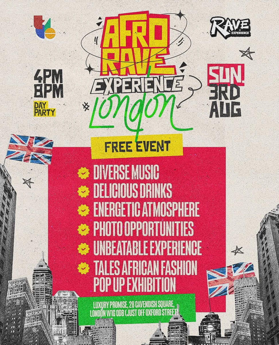 Afro rave london delivers culture, community, and afrobeats in first ever uk pop up