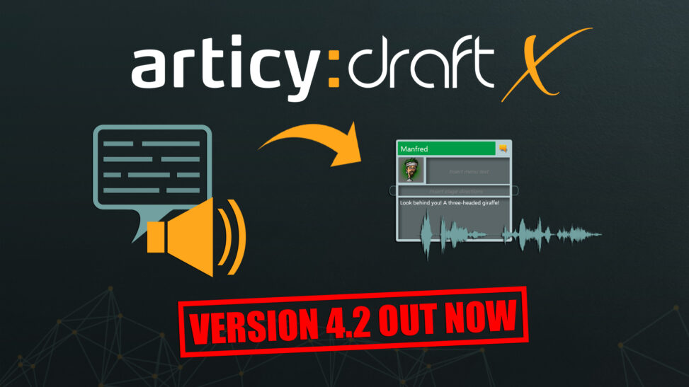 Articy software releases major articy:draft x update to boost narrative design workflows