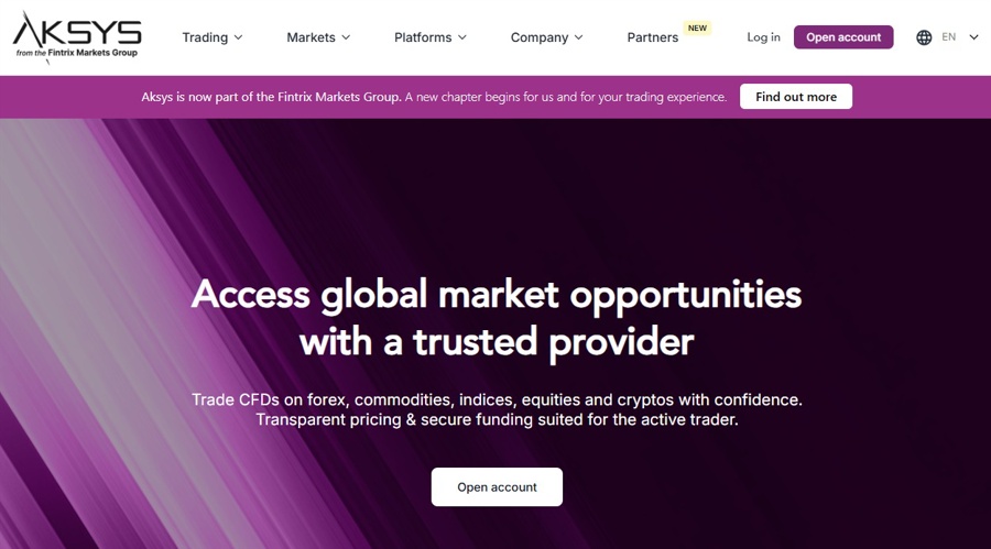 Fintrix markets buys offshore cfd broker aksys