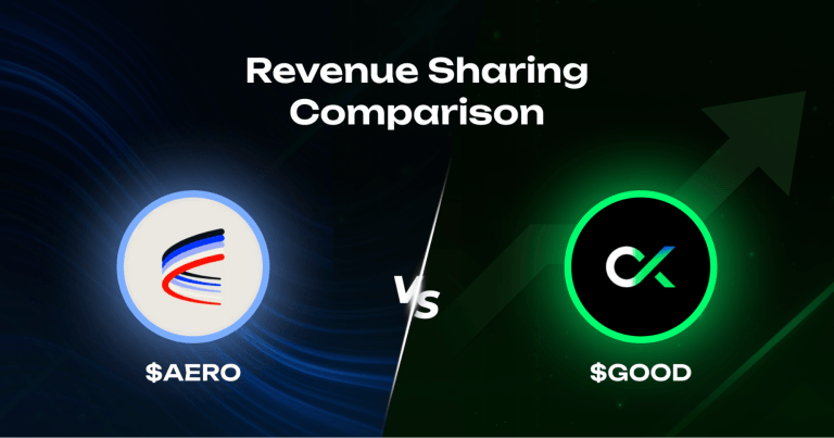 Aerodrome ($aero) is printing massive profits, but this new rev share token ($good) by goodcryptox might offer better returns