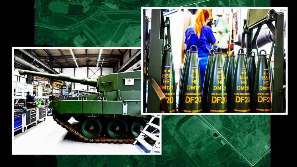 Europe builds for war as arms factories expand at triple speed