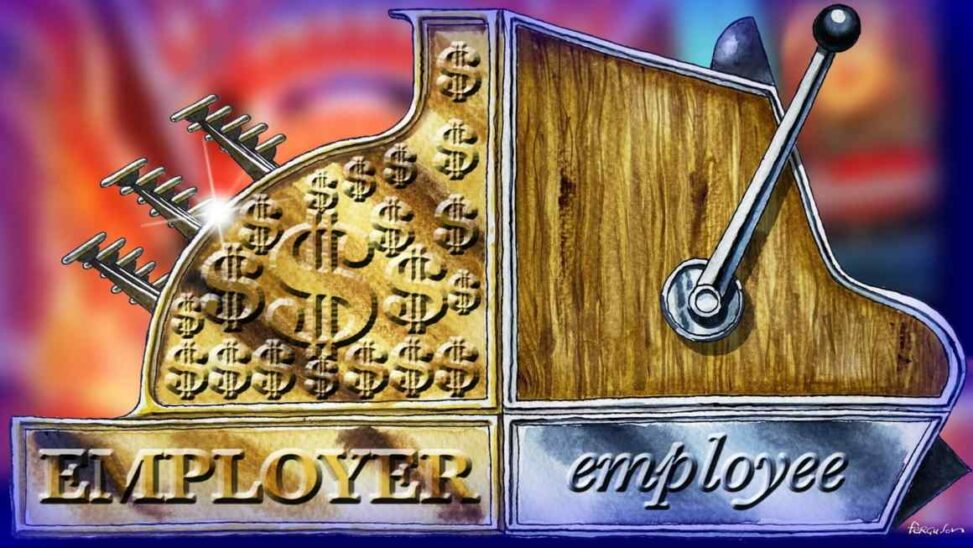 Dynamic wages make work a gamble