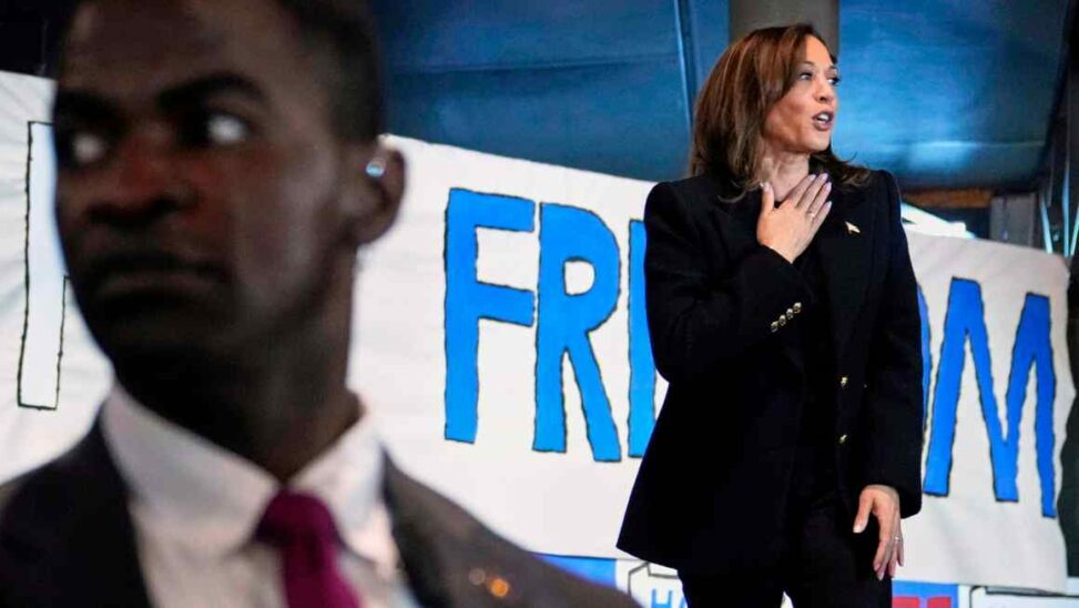 Trump ends secret service protection for kamala harris