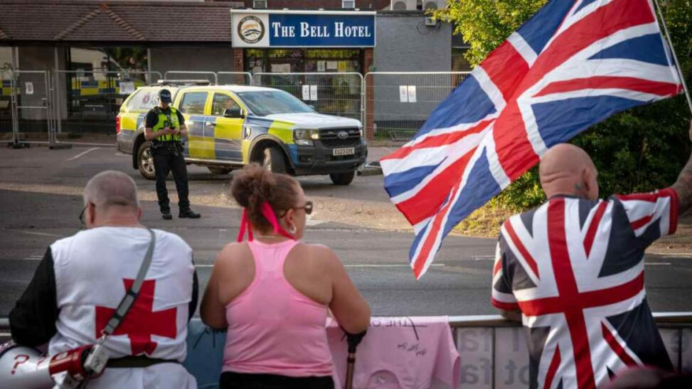 Uk fails to stop removal of asylum seekers from essex hotel at centre of immigration debate