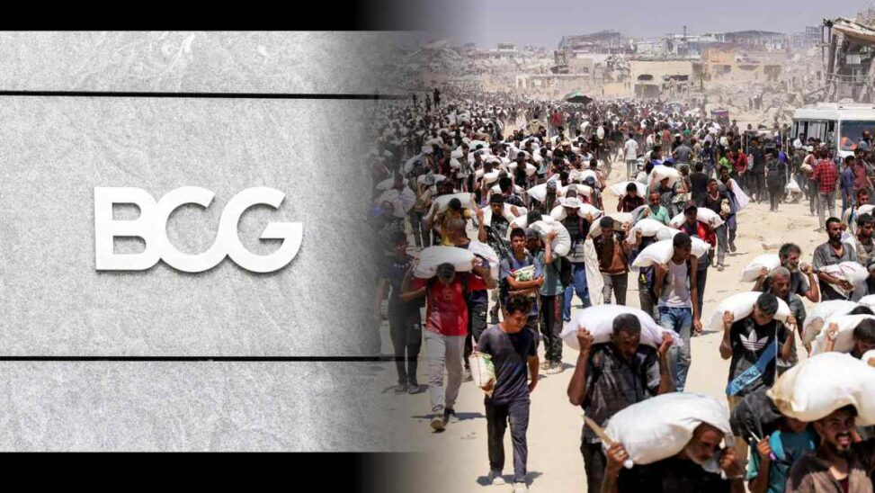 Bcg roiled by internal backlash over gaza aid work