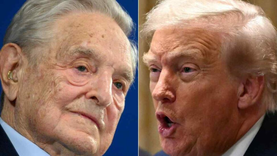 Trump says george soros should be charged with racketeering