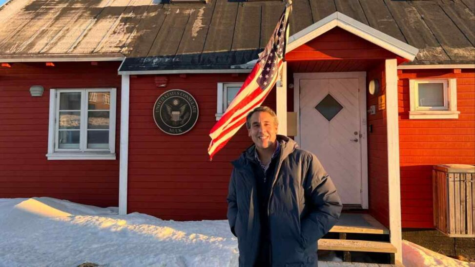 The pro trump influencer making waves in greenland