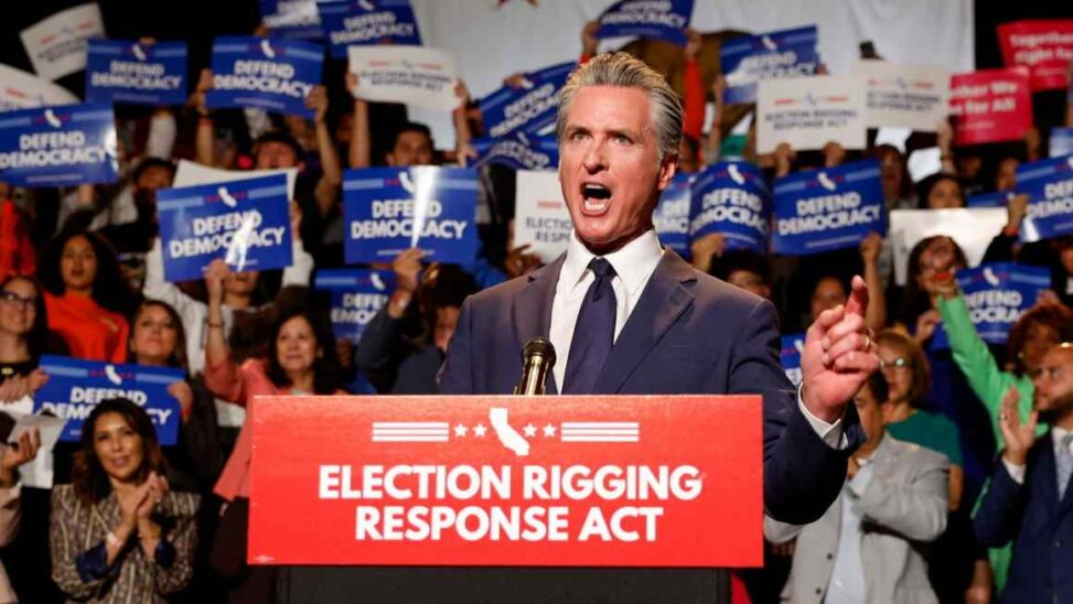 Gavin newsom holds mirror to maga by trolling trump