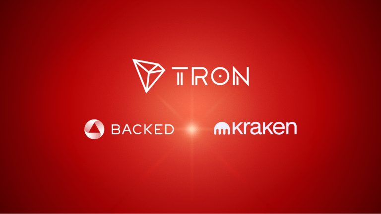 Kraken and backed announce strategic collaboration with tron dao to broaden access to tokenized equities