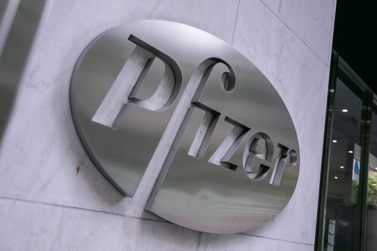 Pfizer rises as q2 beat leads to guidance raise