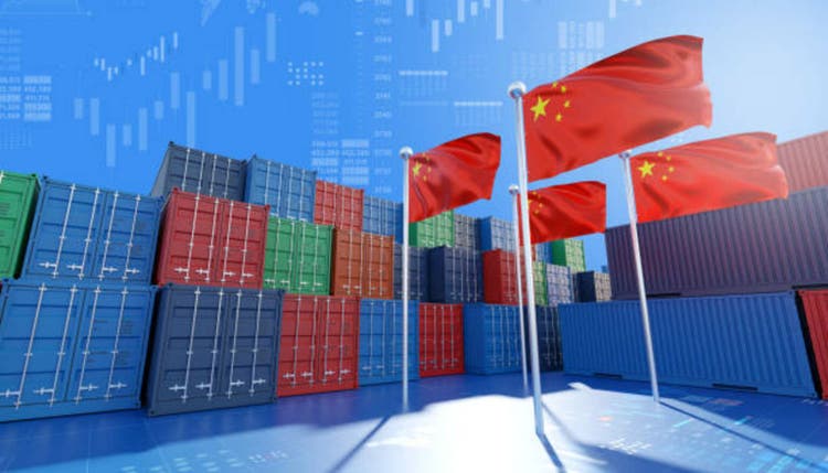 China's exports outpace imports, pushing trade surplus to $98.24b in july, smallest since april