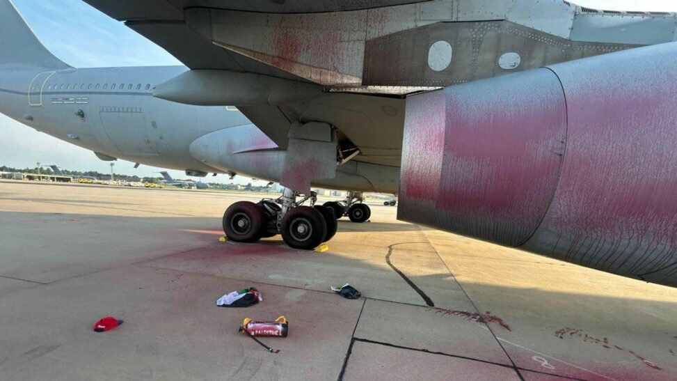 Fifth person charged after aircraft vandalised at raf brize norton