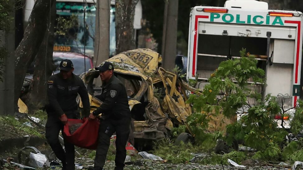 At least 17 dead after car bombing and helicopter attack