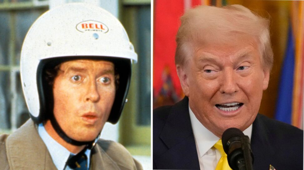 Some magas do 'ave 'em: trump praise for frank spencer actor raises eyebrows in the uk