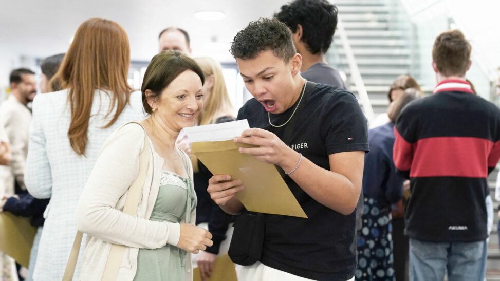 Thousands of teenagers receive their gcse results but gender gap persists