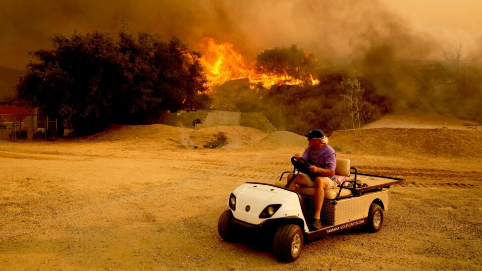 Second california wildfire in a week at 'zero containment' – evacuating thousands