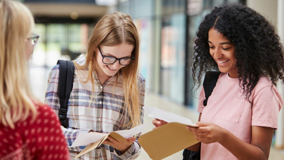 It's gcse results day and some students can get theirs differently this year