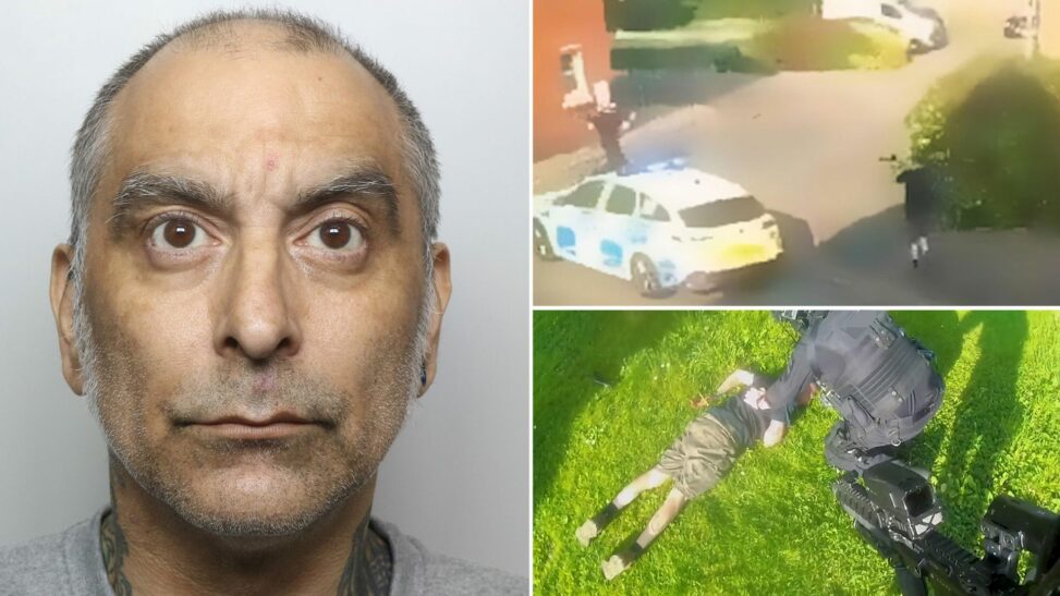 Police officer describes moment he was shot with crossbow as attacker jailed