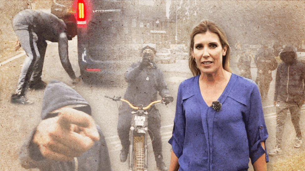 This is britain in broad daylight: sky reporter returns to scene of masked men confrontation