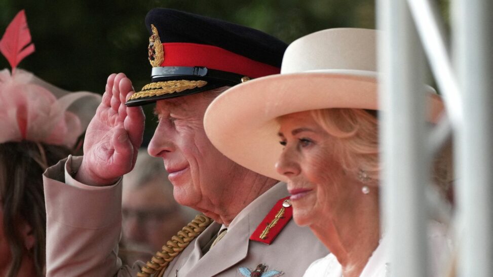 Queen appears emotional after 'off script' comments about king