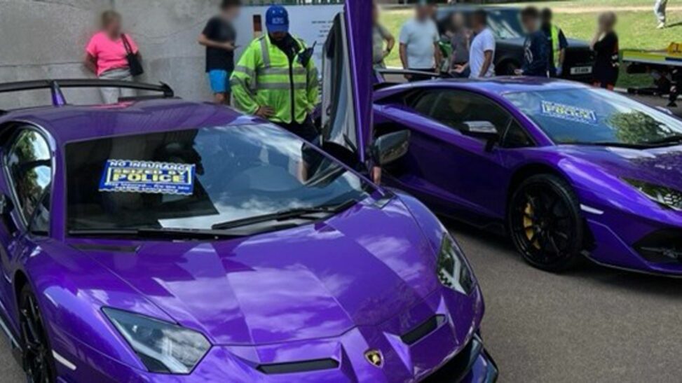 Police seize luxury cars worth more than £6m in london's west end