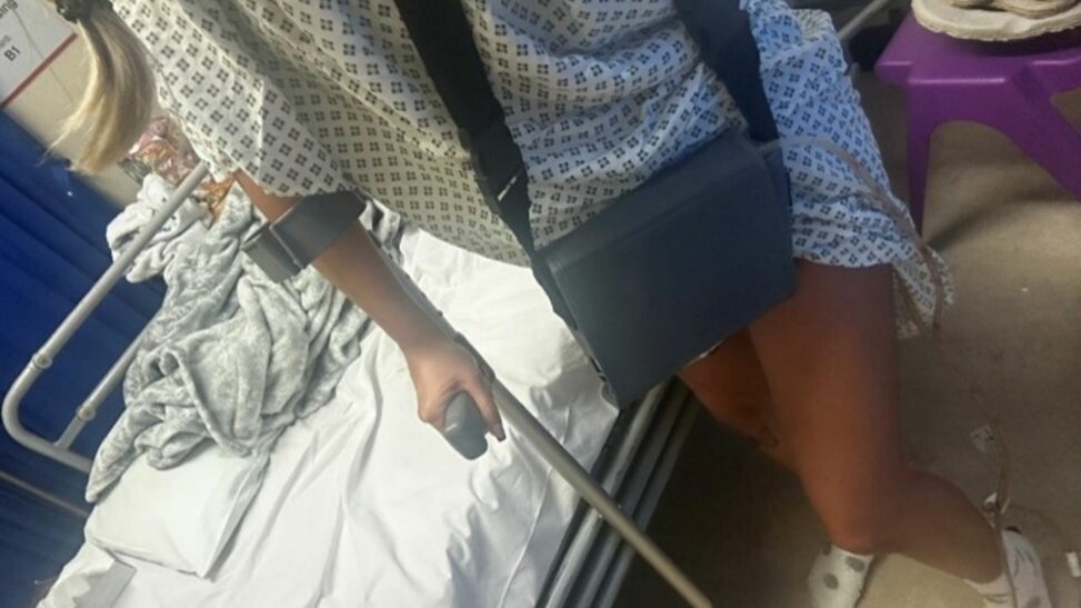 Woman told she may have to lose leg to stay alive after liquid brazilian butt lift