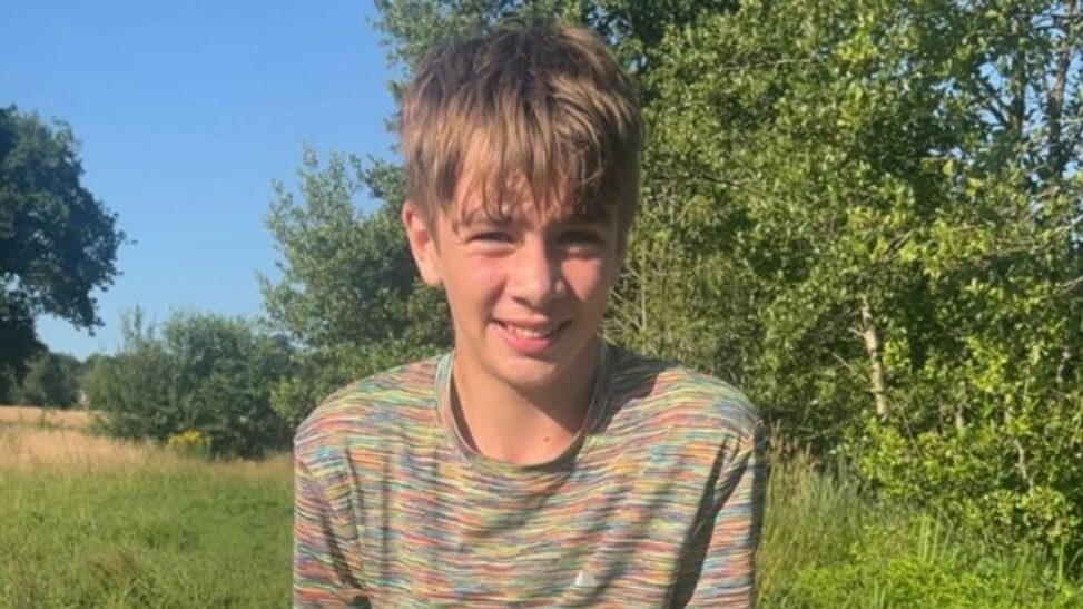 Pictured: boy, 12, who died after incident at cheshire playground