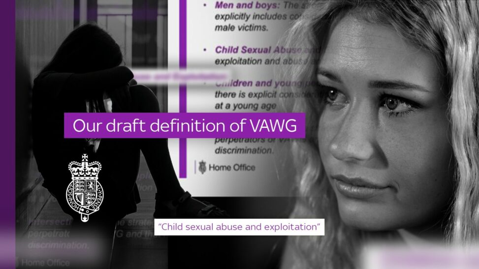 Child sexual exploitation victims 'not in scope' of women and girls strategy