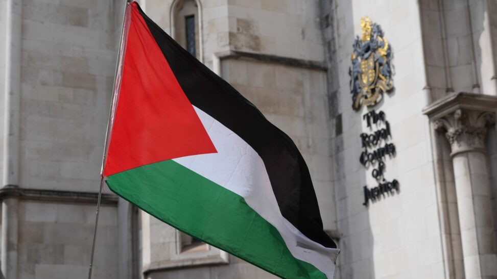 Three charged with showing support for palestine action