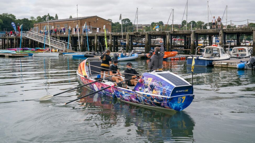 Charity rowers mp mistook for migrants welcome blunder as it helped boost donations