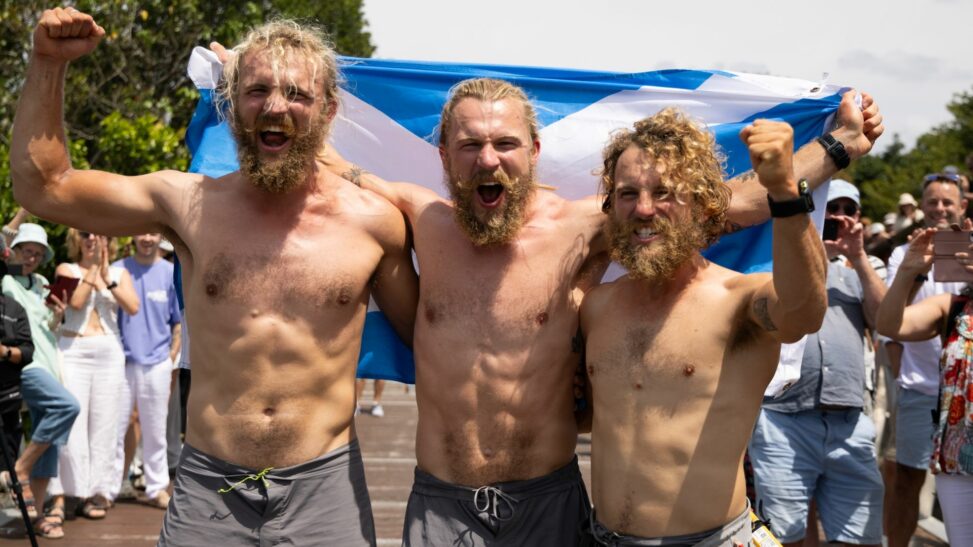 Scottish brothers set new world record for 9,000 mile pacific row