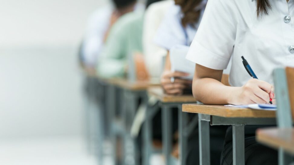 Parents must help tackle kids' bad behaviour, education sec says as figures show 'entrenched class divide'