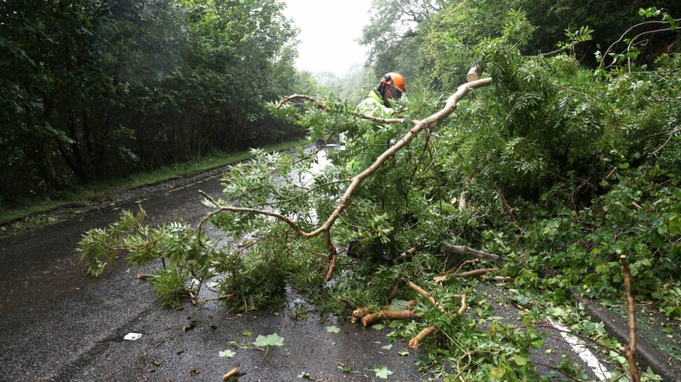 Travellers warned to expect more disruption as storm floris blows through