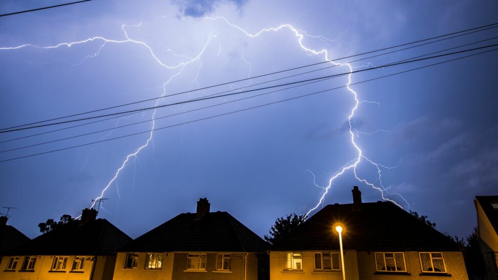 Warning for thunderstorms issued with risk of flooding as uk heatwave continues