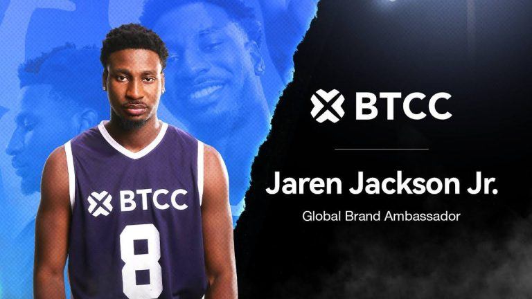 Btcc teams up with nba all star jaren jackson jr. in first ever sports sponsorship