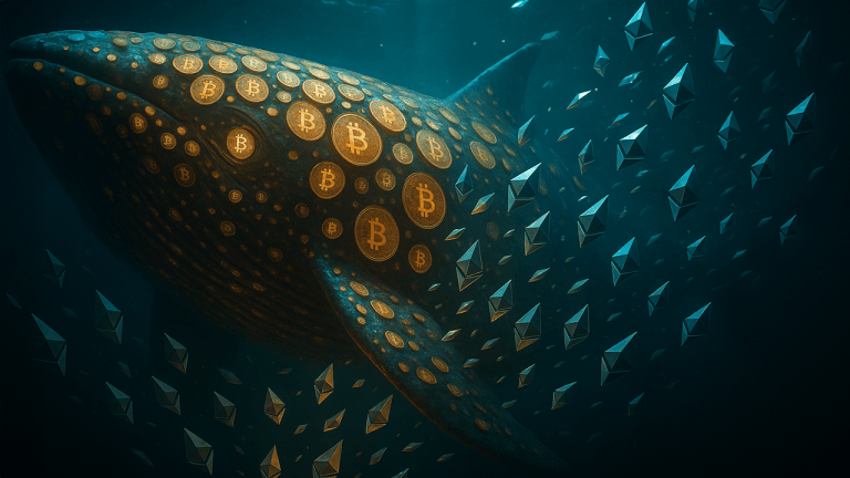 Long silent whale resurfaces, fueling bitcoin and ethereum shockwaves