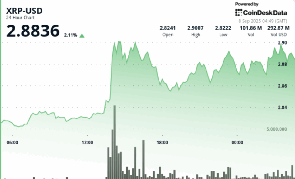 What next as xrp consolidates under $3 as descending triangle narrows