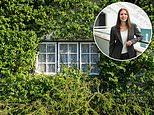 A neighbour has redirected her climbing plants to grow on my extension's windows what can i do?